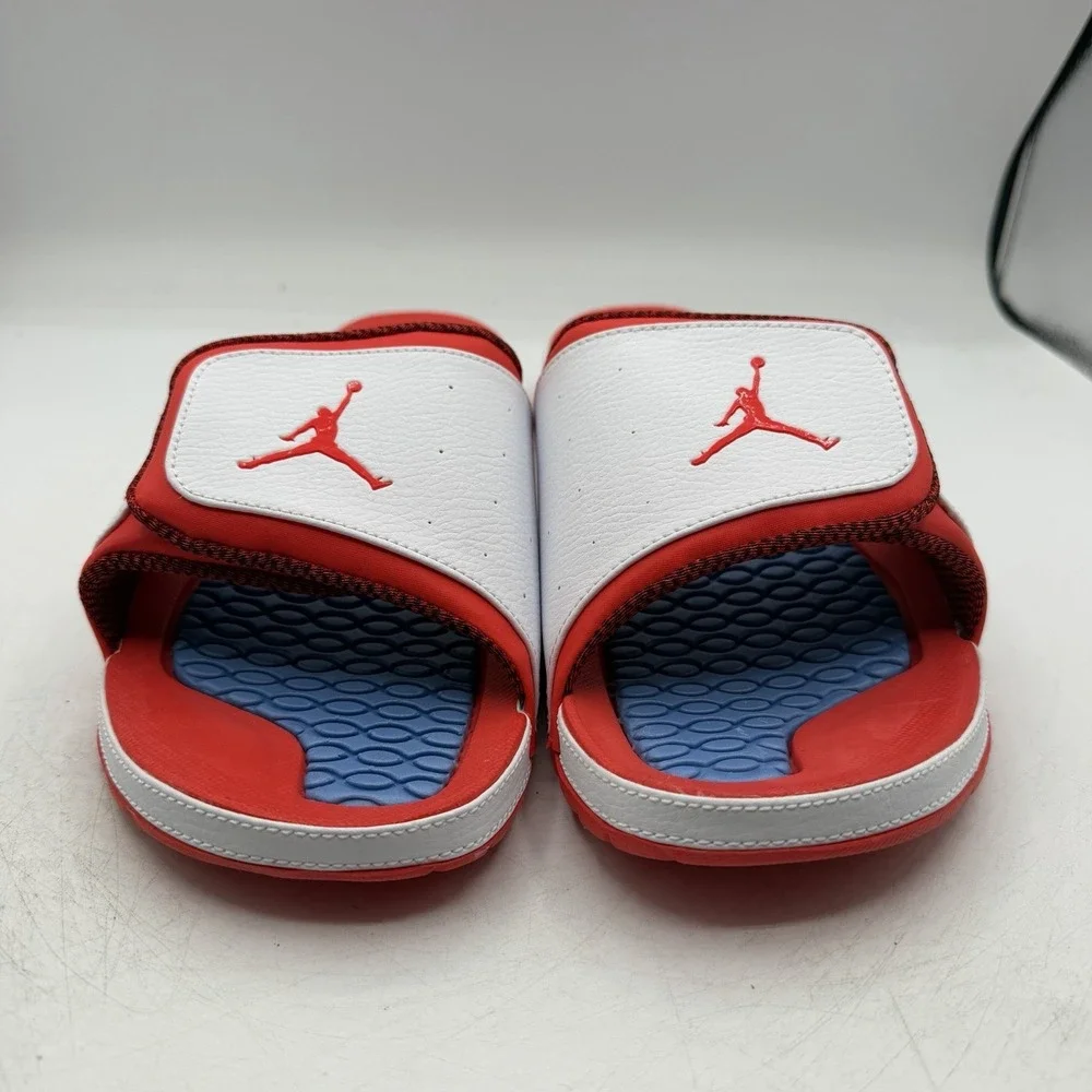 Air Jordan Hydro 2 Premiere Slide Mens Mens Sz 12 White/Crimson/Blue Sandals